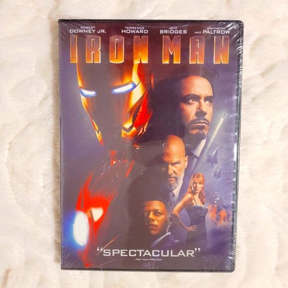 Ironman DVD Robert Downey Junior Gwyneth Paltrow Jeff Bridges New Sealed - Picture 1 of 7